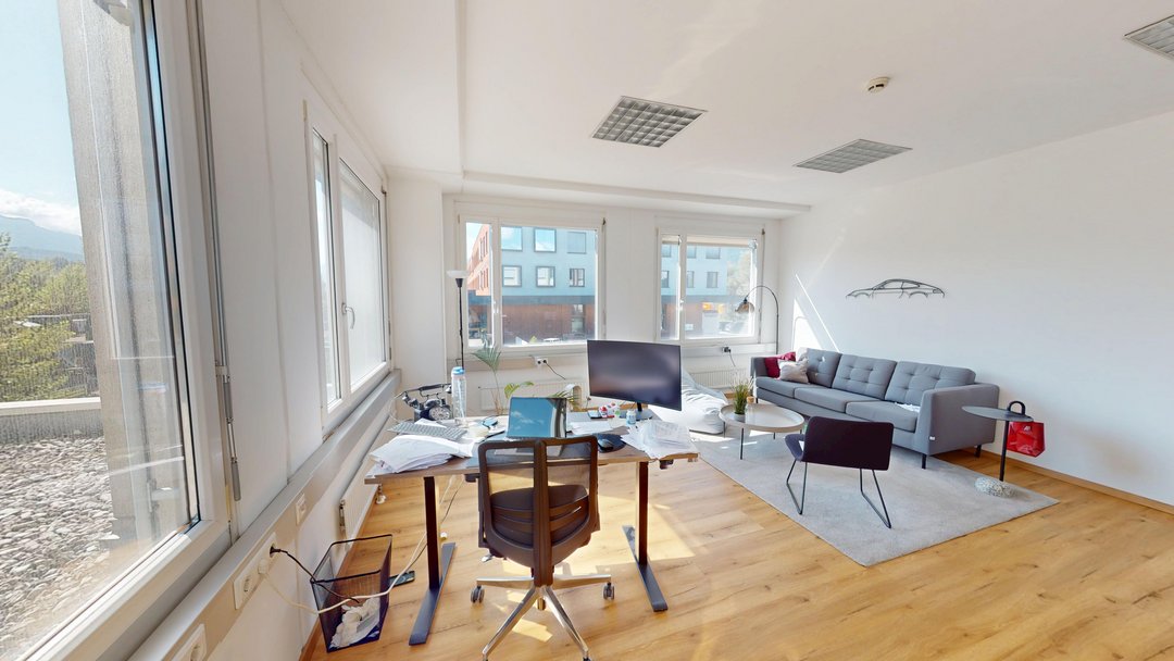 Eckbüro mit Blick nach Westen