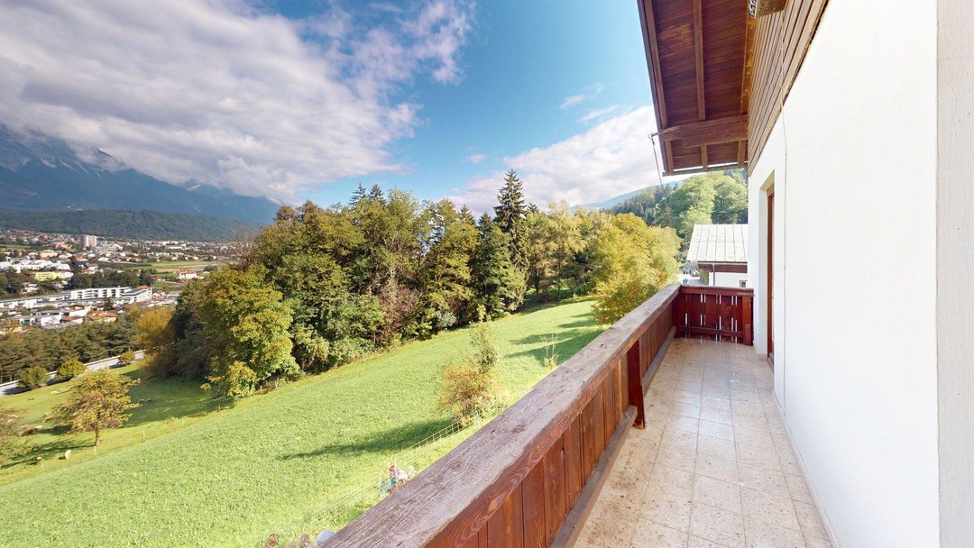 Balkon mit Blick nach Osten