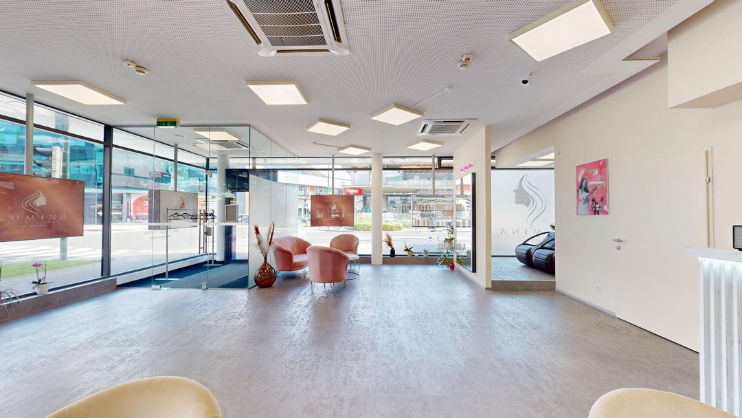 große Schaufensterfläche